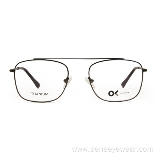 Vintage Design High End Titanium Optical Eyeglasses